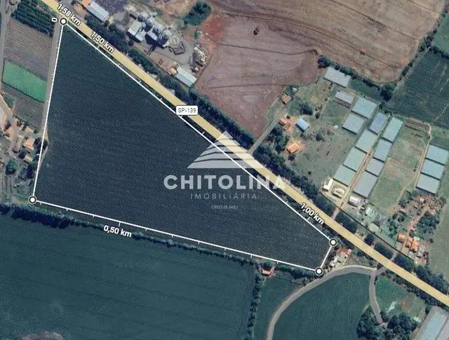 Área rural à venda no Gramadinho, Itapetininga: 121.000 m²